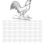 แบบคัดลายมือ ก ไก่