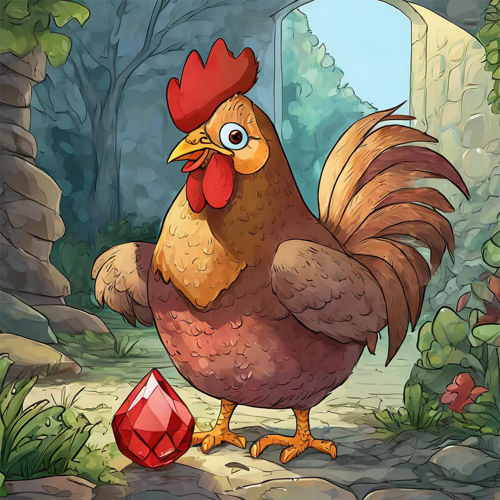 นิทานเรื่องไก่ได้พลอย